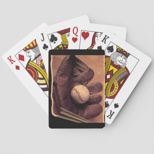 BASEBALL SPIELKARTEN (Rückseite)