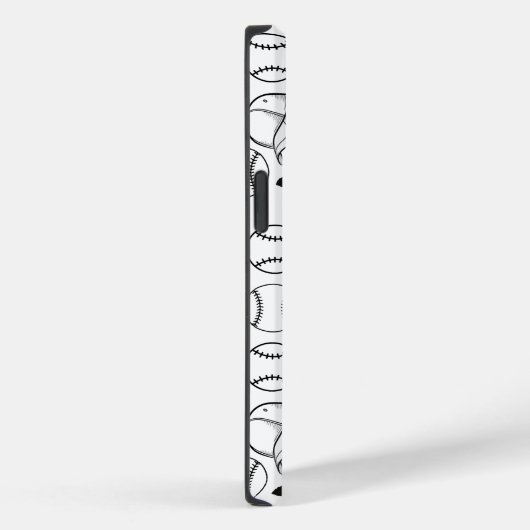 Baseball-Spielmuster.w Case-Mate iPhone Hülle (Rückseite / Rechts)