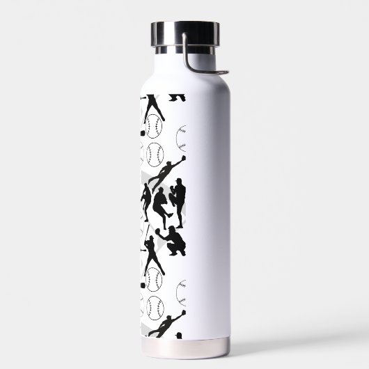 Baseball-Spielmuster.w Trinkflasche (Links)