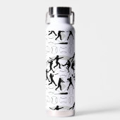 Baseball-Spielmuster.w Trinkflasche (Vorne)