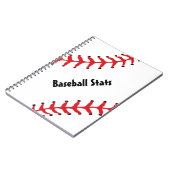 Baseball Spiral-Bound-Notebook Notizblock (Linke Seite)