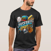 "Baseball Spirit: Spiel mit Leidenschaft" T-Shirt (Vorderseite)