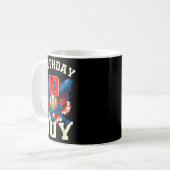 Baseball Splash Drip 10th Birthday Srts Lover Boy Kaffeetasse (Vorderseite Links)