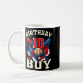 Baseball Splash Drip 10th Birthday Srts Lover Boy Kaffeetasse (Links)