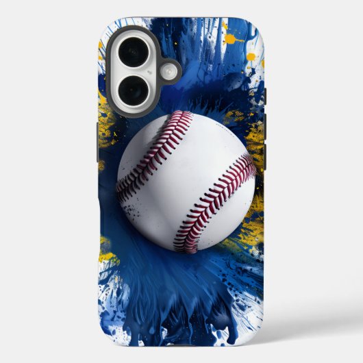 Baseball Splash iPhone / iPad Hülle (Rückseite)