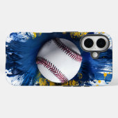 Baseball Splash iPhone / iPad Hülle (Rückseite (Horizontal))