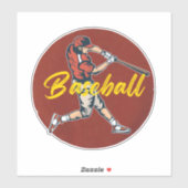 Baseball Sport Aufkleber (Blatt)