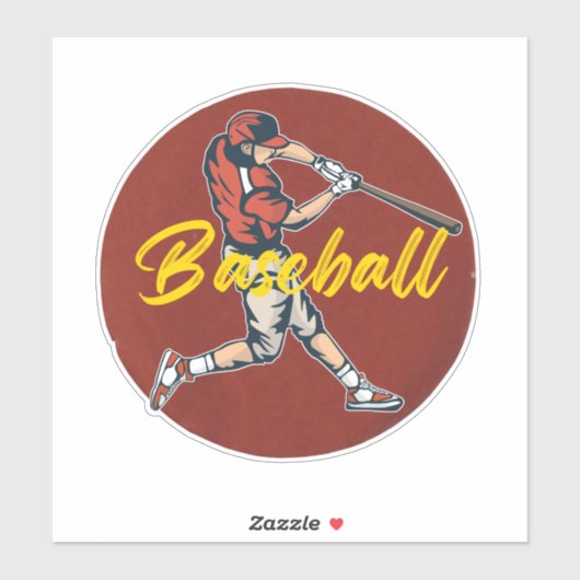 Baseball Sport Aufkleber (Blatt)
