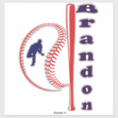 Baseball-Sport Aufkleber (Blatt)