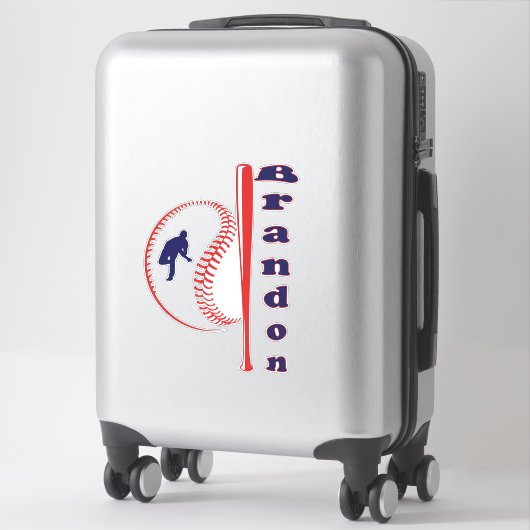 Baseball-Sport Aufkleber (Koffer)