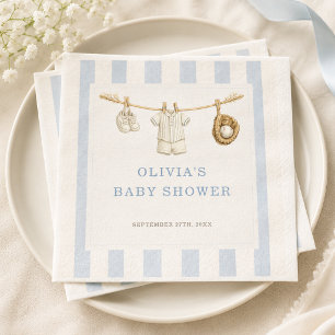 Baseball-Sport-Baby-Shower-Party Serviette