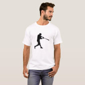 Baseball sport Batter Custom-Cut T-Shirt (Vorne ganz)