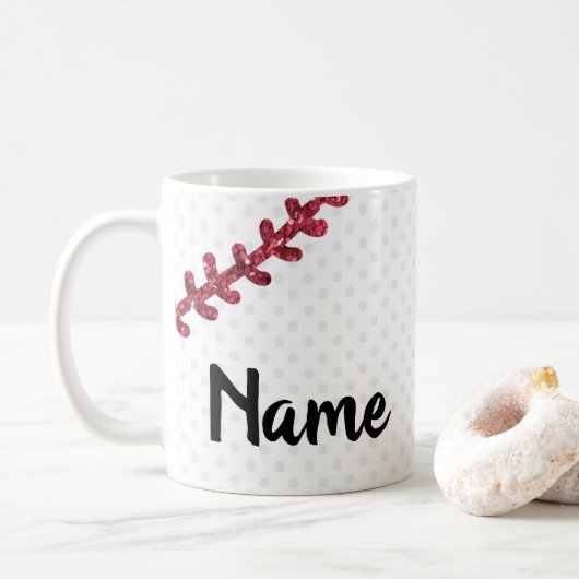 Baseball, Sport, Design Coffee Tasse Cup (Mit Donut)