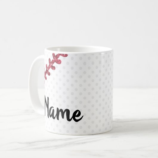 Baseball, Sport, Design Coffee Tasse Cup (Vorderseite Links)