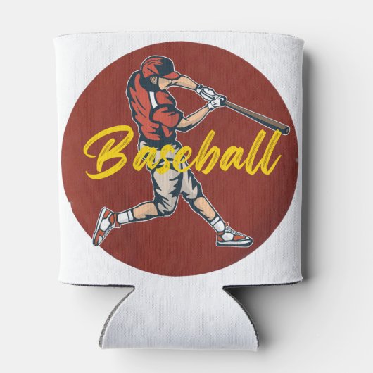 Baseball Sport Dosenkühler (Rückseite)