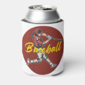 Baseball Sport Dosenkühler (Kanne Rückseite)