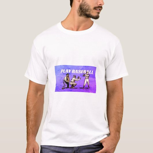 Baseball Sport Event Royale Designs T-Shirt (Vorderseite)