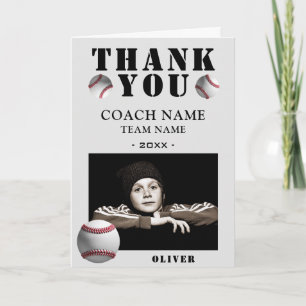 Baseball-Sport-Foto-Trainer  Dankeskarte