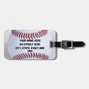 Baseball-Sport Gepäckanhänger
