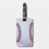 Baseball-Sport Gepäckanhänger (Rückseite vertikal)