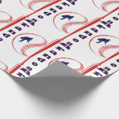 Baseball-Sport Geschenkpapier (Ecke)