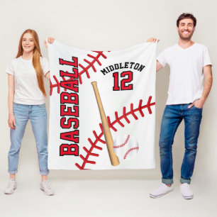 Baseball ⚾ Sport in Rot Fleecedecke