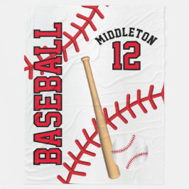 Baseball ⚾ Sport in Rot Fleecedecke