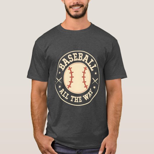 Baseball-Sport Junge T-Shirt (Vorderseite)