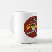 Baseball Sport Kaffeetasse (Vorderseite Links)