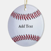 Baseball-Sport Keramik Ornament (Links)