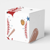 Baseball Sport Kleine Schläger Boy Baby Dusche Geschenkschachtel (Rückseite)