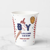 Baseball Sport Kleine Schläger Boy Baby Dusche Pappbecher (Vorderseite)