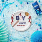 Baseball Sport Kleine Schläger Boy Baby Dusche Pappteller (Party)