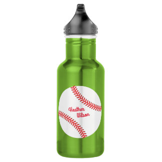 Baseball Sport Niedlich Kinder Wasserflasche mit N