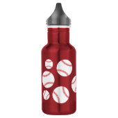 Baseball Sport Niedlich Kinder Wasserflasche mit N (Links)