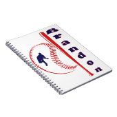 Baseball-Sport Notizblock (Rechte Seite)