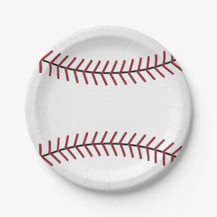 Baseball-Sport-Papierteller Pappteller