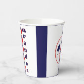 Baseball-Sport Pappbecher (Links)