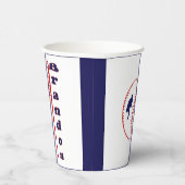 Baseball-Sport Pappbecher (Rechts)