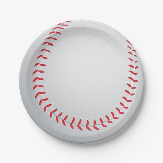 Baseball Sport Pappteller (Vorderseite)