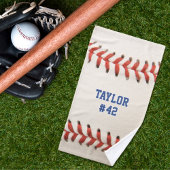 Baseball Sport Player Name Team Nummer Handtuch