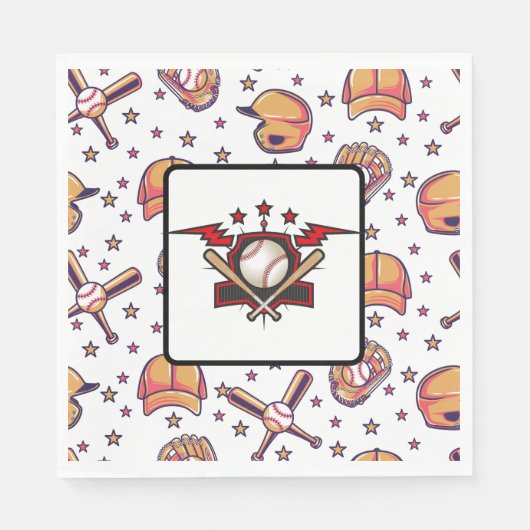Baseball-Sport Serviette (Vorderseite)