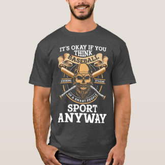 Baseball Sport Sportler Usa Mädchen T-Shirt