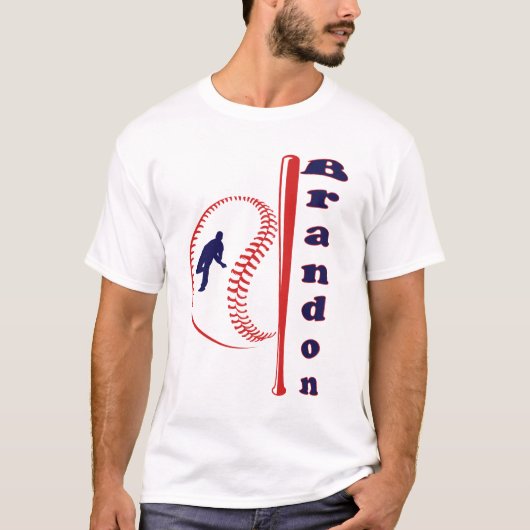 Baseball-Sport T-Shirt (Vorderseite)