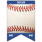 Baseball Sport Team Spielername Happy Birthday Wimpelkette (Erste Fahne)