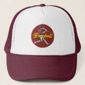 Baseball Sport Truckerkappe (Vorderseite)