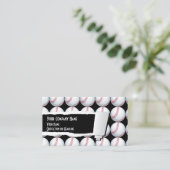 Baseball-Sport Visitenkarte (Stehend Vorderseite)