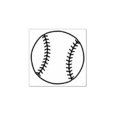 Baseball, Sportball Gummistempel (Prägung)