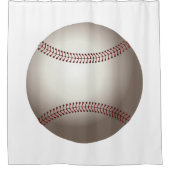 Baseball-Sportdesign Duschvorhang (Vorderseite)
