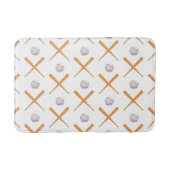 Baseball-Sportmuster Badematte (Vorderseite)